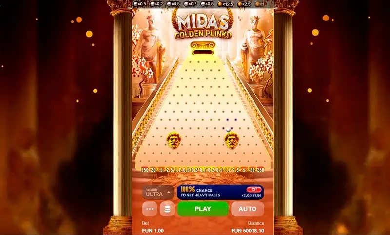 Midas Golden Plinko demo