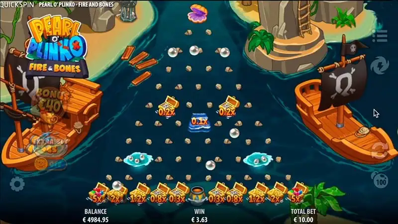 Pearl o' Plinko demo