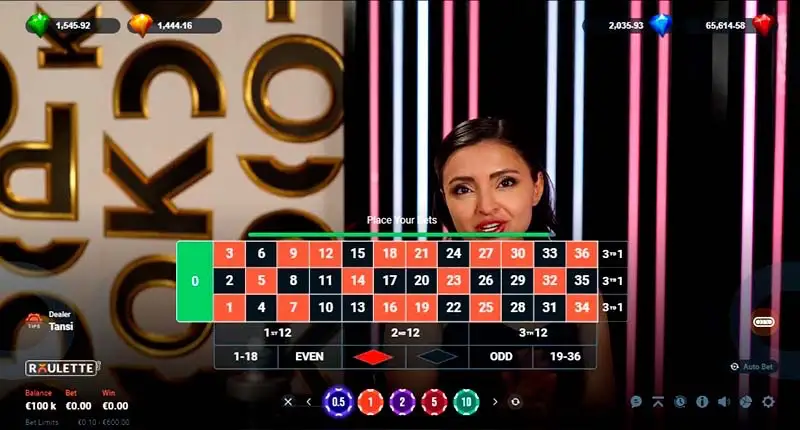 Quantum Baccarat demo