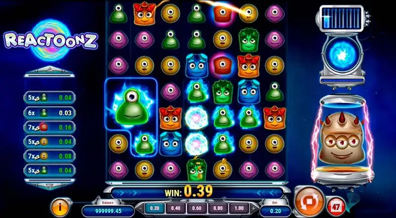 Reactoonz demo