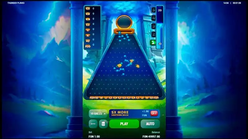 Thunder Plinko Play